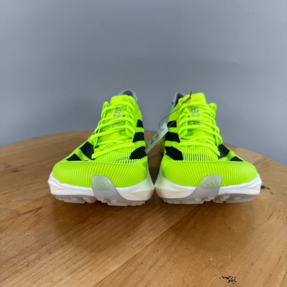 adidas Adizero Avanti Mens Size 9.5 Spikes Lucid Lemon Track & Field Running NEW - Picture 2 of 9